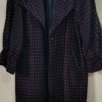 پالتو فوتر با خال های قرمز