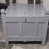 صندوق برنج قدیمی|کلکسیون اشیاء عتیقه|رشت, چله خانه|دیوار