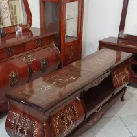 میز تلویزیون معرق چوب مازول ظریف|میز تلویزیون|تهران, علم و صنعت|دیوار