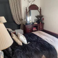 سرویس تخت چوبی و میز آرایش دو نفره|تخت و سرویس خواب|تهران, سازمان برنامه شمالی|دیوار