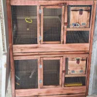 قفس چوبی دوطبقه