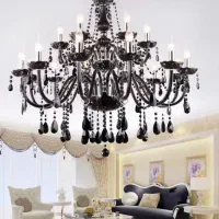 لوستر کریستال تک‌رنگ و رنگارنگ از 4 تا 30 شعله|لوستر و چراغ آویز|تهران, ایرانشهر|دیوار