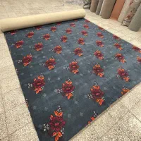 موکت چاپی سرمه ای طوسی|موکت|رشت, کوی عرفان|دیوار