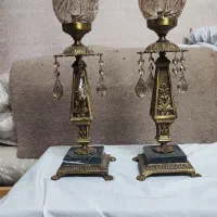 کنسول و آینه و شمعدان