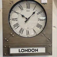 ساعت دیواری مستطیل چوبی