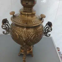 یک عددسماوربرنجی|سماور، چای‌ساز، قهوه‌ساز|نیشابور, مبارکه|دیوار
