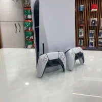 پلی استیشن ۵ دیسک مدل ps5 fat دو دسته