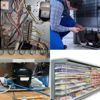 تعمیر تعمیرکار یخچال صنعتی ساید فروشگاهی پرده هوا