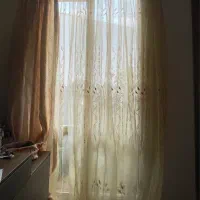 پرده حریر نباتی خامه دوری