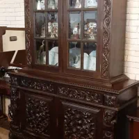 بوفه تمام چوب انتیک حاج زاده