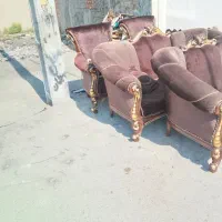 یک دست مبل کلاسیک هفت نفری در حد نو سفارشی