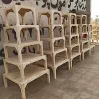 کرسی چوبی هشت کلاف مدل بیاناتی کامل با لوازم فول