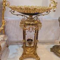 خریدارلوازم برنزی برنجی بوفه ساعت لوسترآینه شمعدان