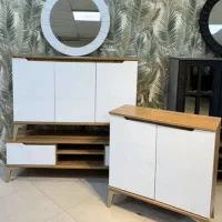 ست کامل اینه کنسول جاکفشی میزتی وی