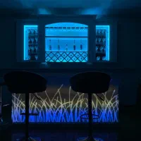 میز بار و شلف|بوفه، ویترین، کنسول|رشت, گلباغ نماز|دیوار