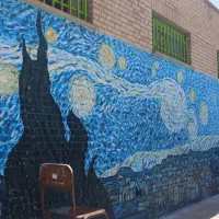 نقاشی دیواری|تابلو، نقاشی، عکس|اصفهان, باغ زرشک|دیوار