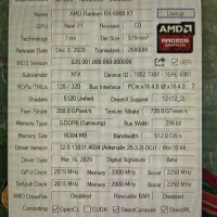 کارت گرافیک rx 6900xt|قطعات و لوازم جانبی رایانه|قم, خاکفرج|دیوار