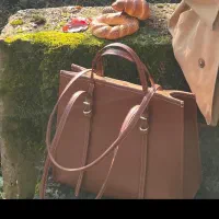 کیف چرم قهوه ای