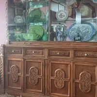 بوفه تمام چوب|بوفه، ویترین، کنسول|قائمشهر, |دیوار