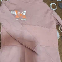 هودی خز دار و کلاه دار صورتی خوش رنگ|لباس|رشت, شهرک قدس|دیوار