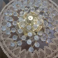 لوستر سقفی طرح طلا.