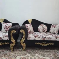 مبل راحتی ۷ نفره سالم و درحد نو|مبلمان خانگی و میز عسلی|محمدیه-قزوین, |دیوار