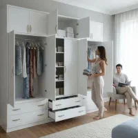 مجموعه کمد دیواری با ابعاد سفارشی