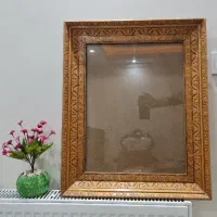 قاب عکس چوبی منبت کاری شده