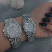 ساعت فول نگین ساعت ست