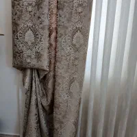 دوعددپرده‌پذیرایی|پرده، رانر، رومیزی|باغستان, |دیوار