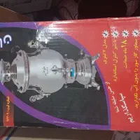 سماور ۶لیتری گازی همراه سرویس ۴پارچه سماور