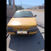 پژو تاکسی مدل 91دوگانه شرکتی شاسی پلم بدون رنگ