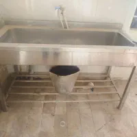 سینک ظرفشویی بزرگ آشپزخانه