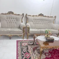 مبل نه نفره همراه با نهار خوری ۴ نفره