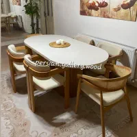 میز ناهارخوری و غذاخوری ساخت انواع حصیری ومینیمال|میز و صندلی غذاخوری|تهران, پونک|دیوار