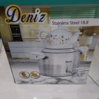 قوری و سماور رو گازی نو 6 لیتری|قوری، کتری، قهوهساز دستی|قم, نیروگاه|دیوار