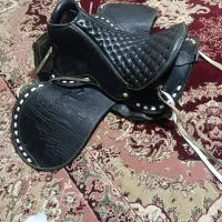 زین اسب تمام چرم اصیل با تمامی تجهیزات