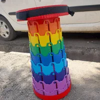 صندلی تاشو پلاستیکی تلسکوپی کمپینگ