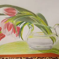 طراحی سیاه قلم ومدادرنگی