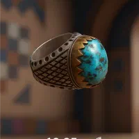 نقره 950 ترک دستساز زرین رز