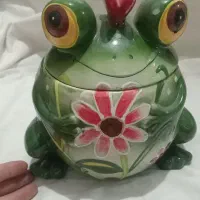 شکلات خوری آنتیک قورباغه ای قدیمی