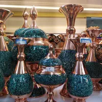 شکلات خوری و گلدان مس و فیروزه کوب(تک وعمده)|صنایع دستی و سایر لوازم تزئینی|تهران, جنت‌آباد مرکزی|دیوار