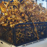 فروش خریدارلوستر های برنزی ابکاری طلایی|لوستر و چراغ آویز|تهران, ستارخان|دیوار