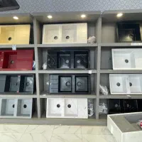 سینک گرانیتی تک لگن دو لگن ینگ بندی ضمانت رنگ ترک