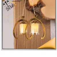 لوستر دوشعله شیک و خاص