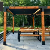 ساخت ونصب پرگولا الاچیق کلبه