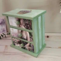 استند چوبی پتینه شده