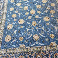 دست بافت آبی افشان