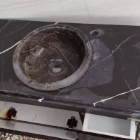 روشویی سنگی کابینت pvc|لوازم سرویس بهداشتی|بندر امام خمینی, |دیوار