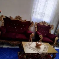 مبل هفت نفره با سه عدد جلو مبلی|مبلمان خانگی و میز عسلی|تهران, شکوفه (عبدل آباد)|دیوار